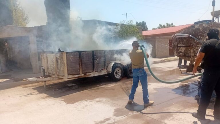 Incendio en Colonia Presidentes
