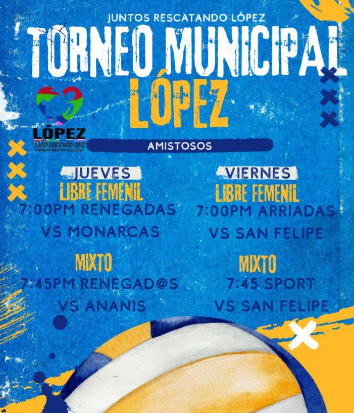 López impulsa el deporte con torneos municipales para todas y todos